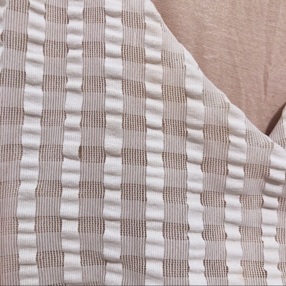 Anthropologie Deletta | peplum laced wrap top - Picture 8 of 8